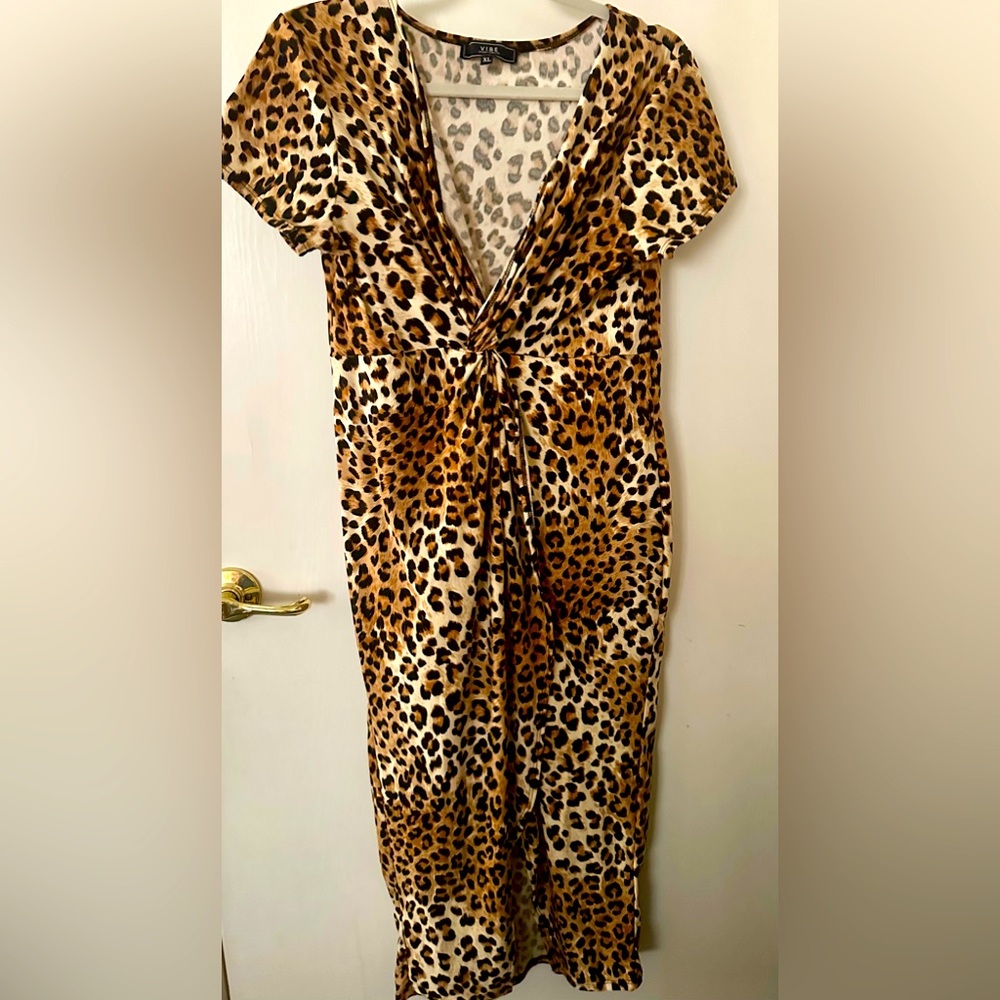 ❎Sold❎NWT Leopard Print Knit Dress